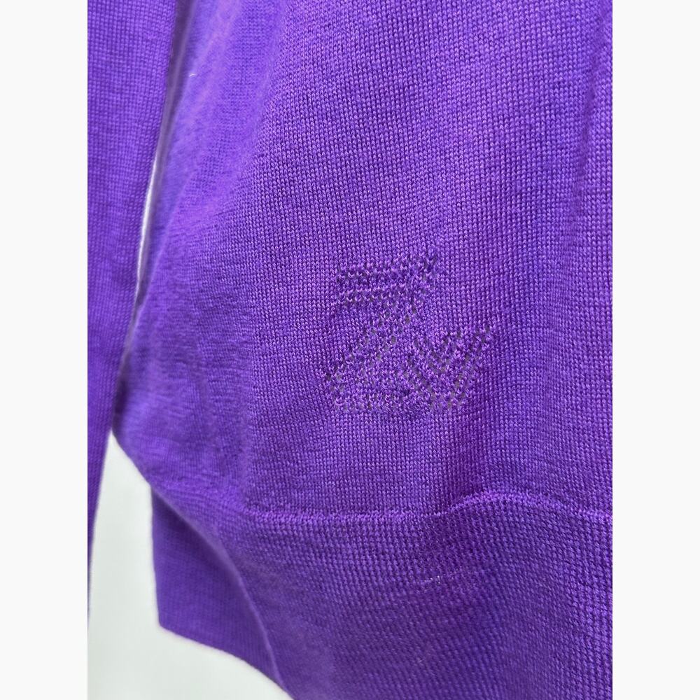 Zadig & Voltaire Emma We Goa Purple Merino Wool Sweater L - Picture 12 of 16
